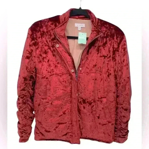 K/Lab Jackets & Blazers - K/Lab Crushed Velvet Look - Y2K Jacket - Young Women’s Size Large